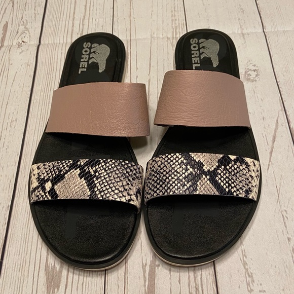 Sorel Strappy Sandles Ella II Slides - Picture 3 of 8